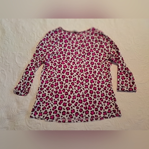 Boden women's size US 12 pink and white 3/4 sleeve shirt EUC - Picture 6 of 6